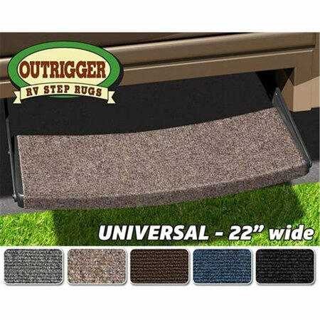 POWERHOUSE 20391 Outrigger Universal RV Step Rug, Walnut Brown PO3557929